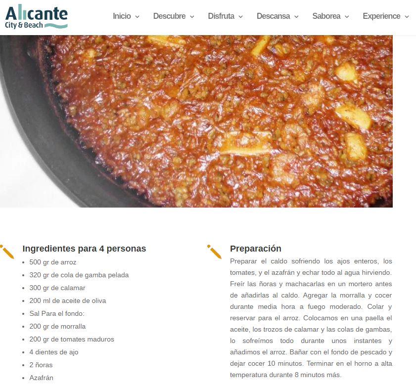 alicante arroz a banda