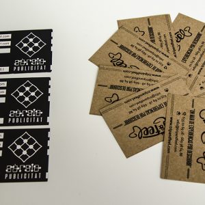 Diseño de unas tarjetas de visita - estudio de diseño gráfico en Alicante