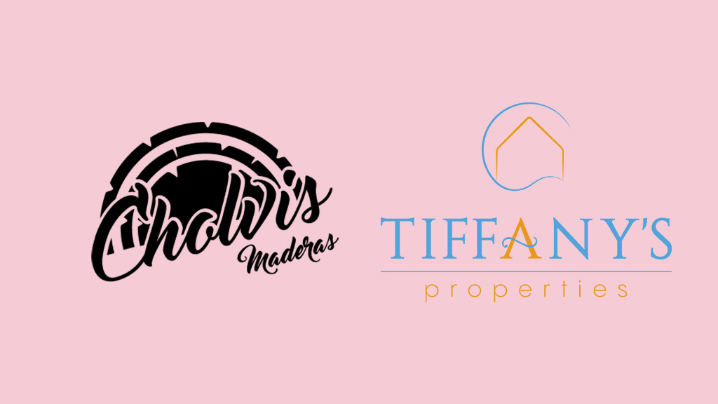 Diseño de logotipos en El Campello para Cholvis Maderas y Tiffany's Properties