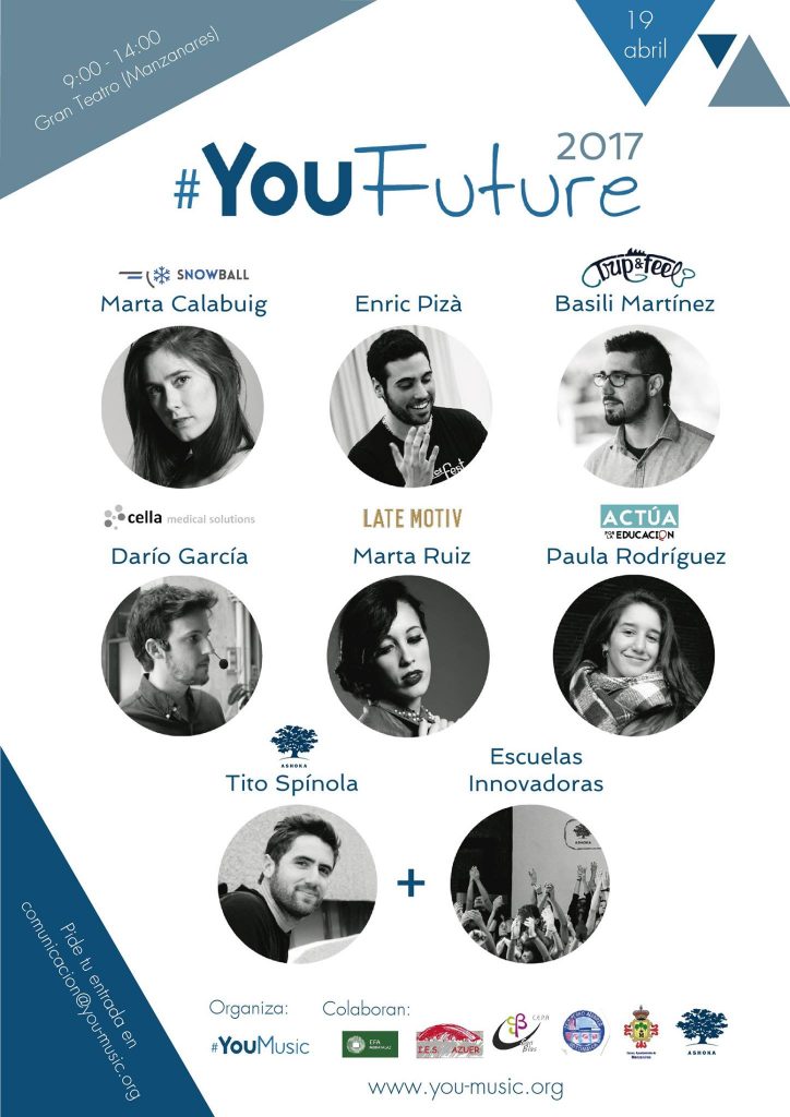 cartel youfuture 2017 - organización de eventos empresariales