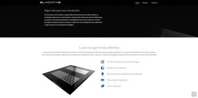 Diseño web para producto de i+d+i, diseño web en Alicante - estudio de diseño gráfico - agencia de publicidad y comunicación coporativa