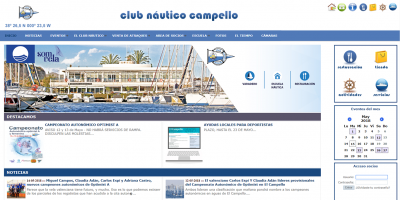 Diseño web para Club Náutico de El Campello