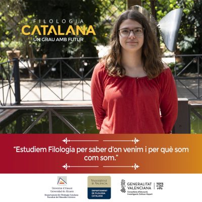 Campaña publicitaria para universidad - Filología Catalana UA y UV Aina Torres