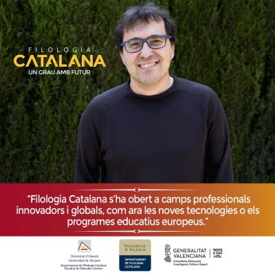 Campaña publicitaria para universidad - Filología Catalana UA y UV David Azorin