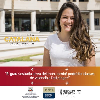 Campaña publicitaria para universidad - Filología Catalana UA y UV Maria Marin