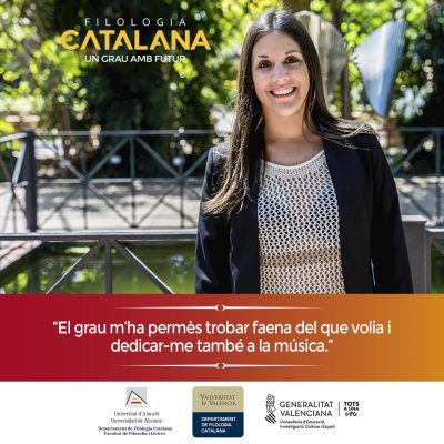 Campaña publicitaria para universidad - Filología Catalana UA y UV Natàlia Pons