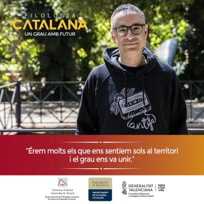 Campaña publicitaria para universidad - Filología Catalana UA y UV Xavi Sarrià