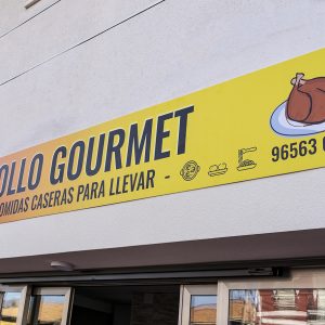 Diseño de rótulos en El Campello para empresa de comida preparada