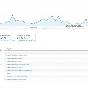 Google Analytics para empresa de cosmética Gio de giovanni - Publicidad de cosmética - Sàrsia Publicitat