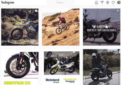 Gestión de redes sociales para concesionario de Motos - Sàrsia Publicitat